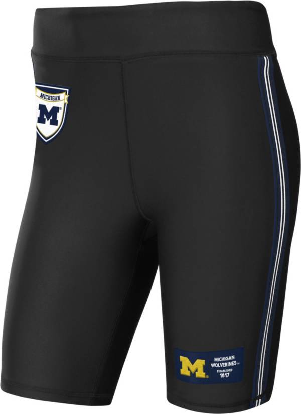 WEAR by Erin Andrews Women's Michigan Wolverines Black Bike Shorts product image