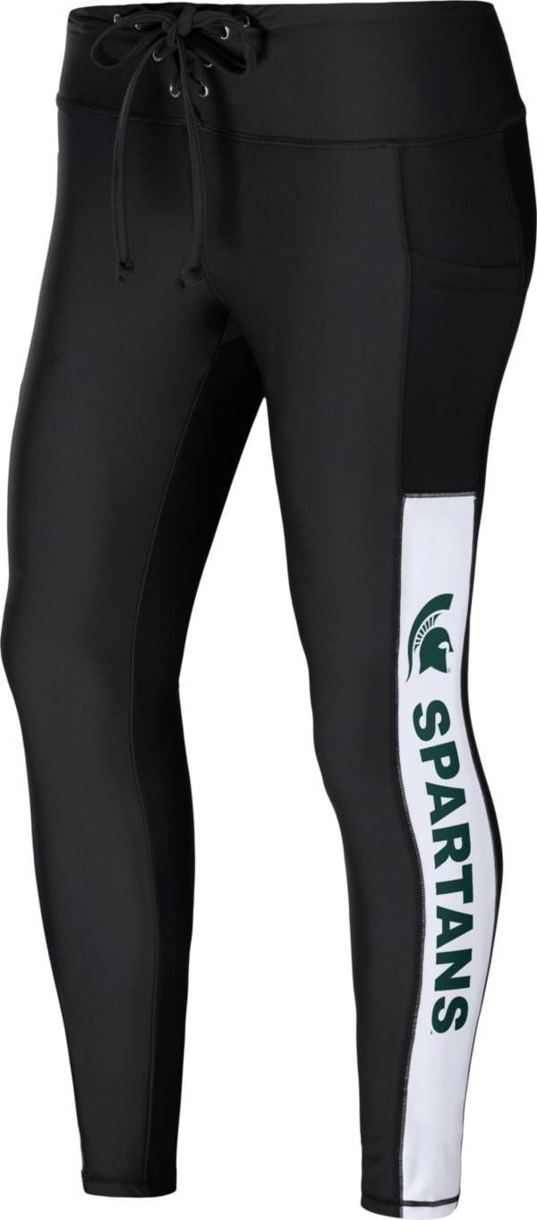 WEAR by Erin Andrews Women's Michigan State Spartans Black Full-Length Leggings product image