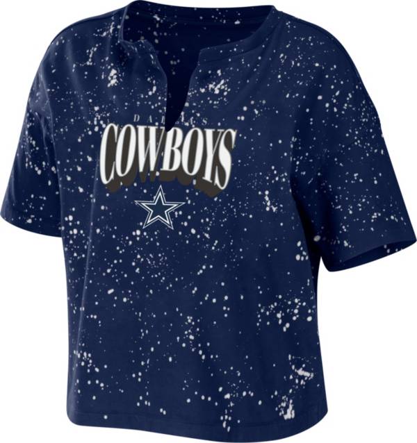 WEAR by Erin Andrews Women's Dallas Cowboys Splatter Navy T-Shirt product image