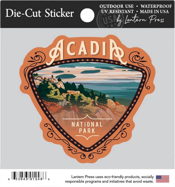 Lantern Press Sticker Small - Acadia product image