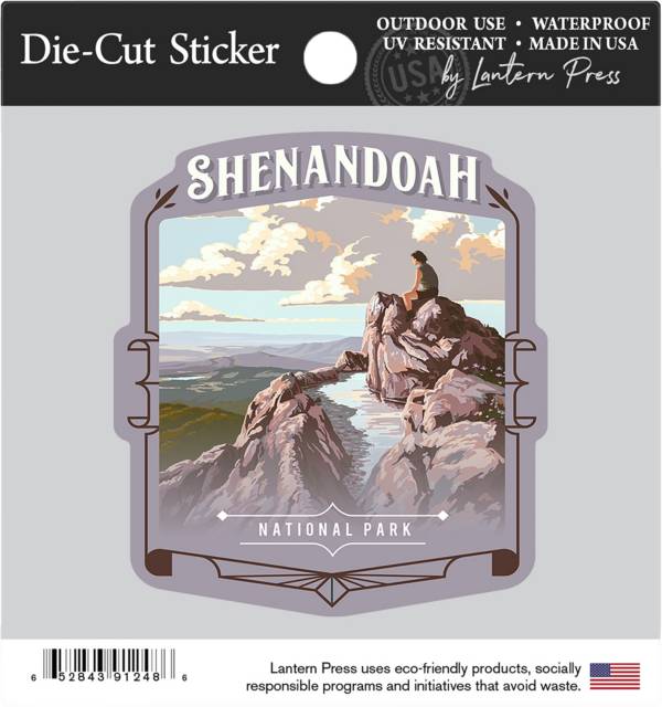 Lantern Press Sticker Small Shenandoah Publiclands