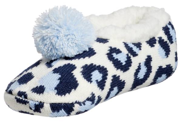 Northeast Outfitters Girls' Cozy Cabin Cheetah Heart Slippers product image