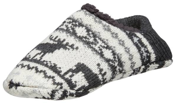 Northeast Outfitters Men's Cozy Cabin Holiday Moose Slippers product image