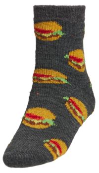 Northeast Outfitters Men's Cozy Cabin Hamburger Novelty Socks | Publiclands