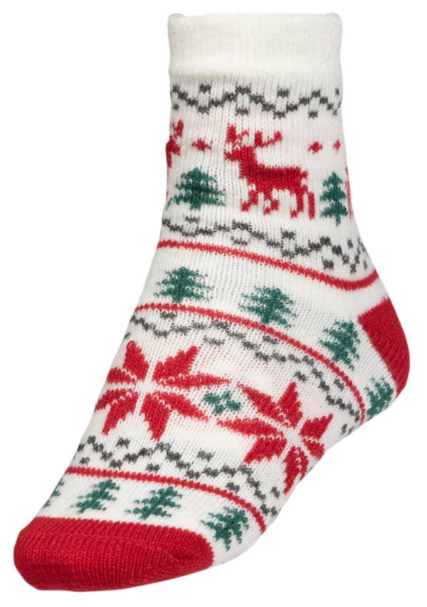 Northeast Outfitters Youth Cozy Cabin Holiday Deer Fairisle Socks product image