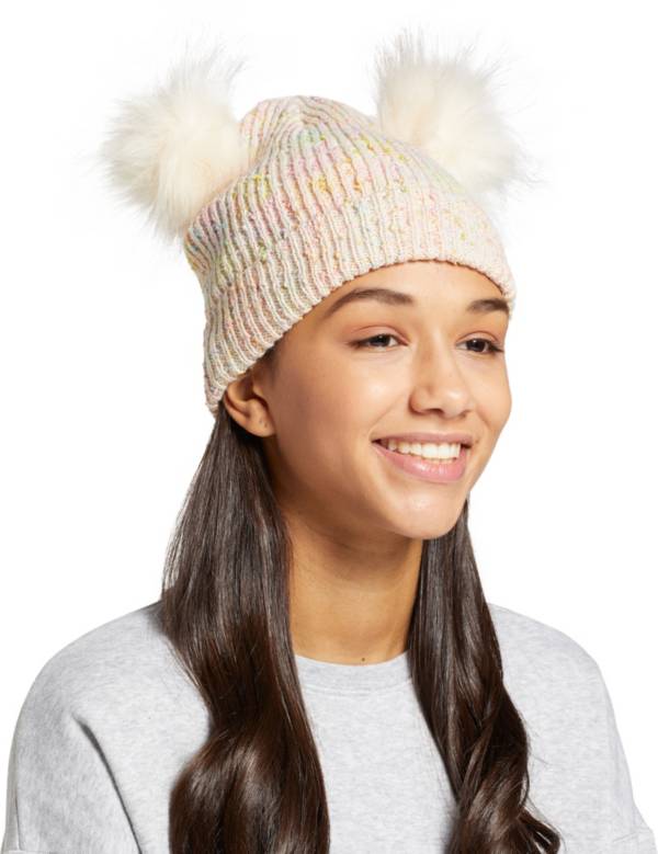 Northeast Outfitters Youth Cozy Cabin Rainbow Nep Double Pom Hat product image