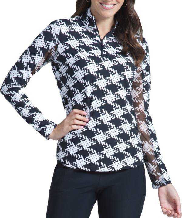 IBKUL Women's Long Sleeve Kimberly Golf 1/4 Zip Shirt product image