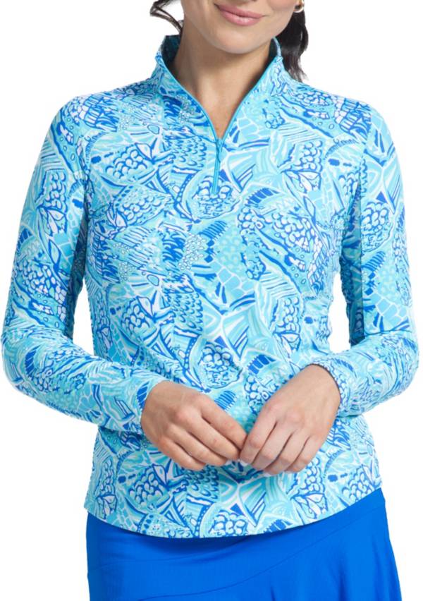 IBKUL Women's Long Sleeve Krista Golf 1/4 Zip Shirt product image