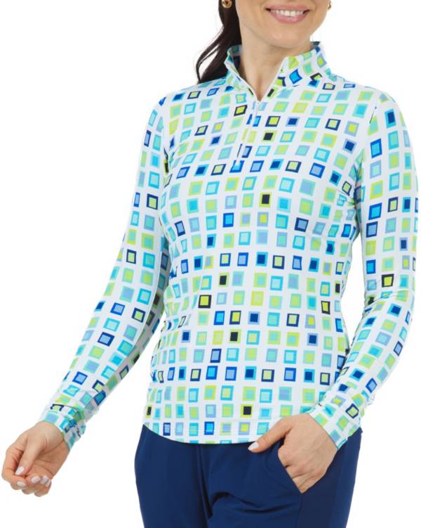 IBKUL Women's Eloise Print Long Sleeve Golf Pullover product image