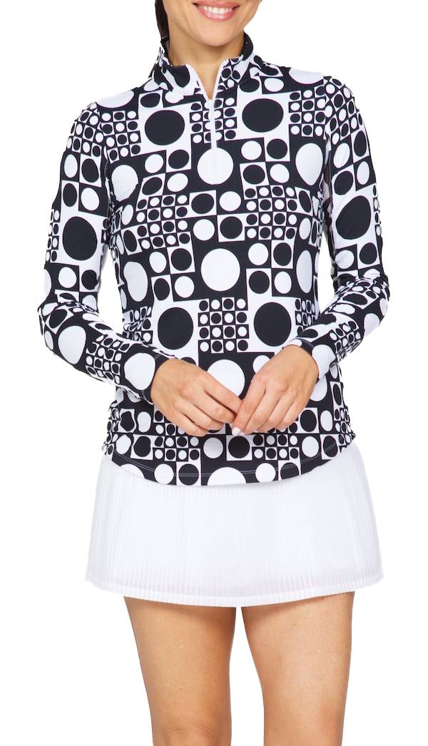 IBKUL Women's Elise Long Sleeve 1/4 Zip Golf Pullover product image