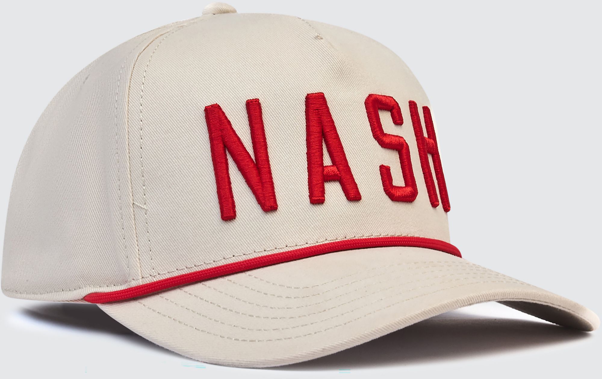 Nash Adult Nashville White Adventure Rope Snapback Adjustable Hat product image