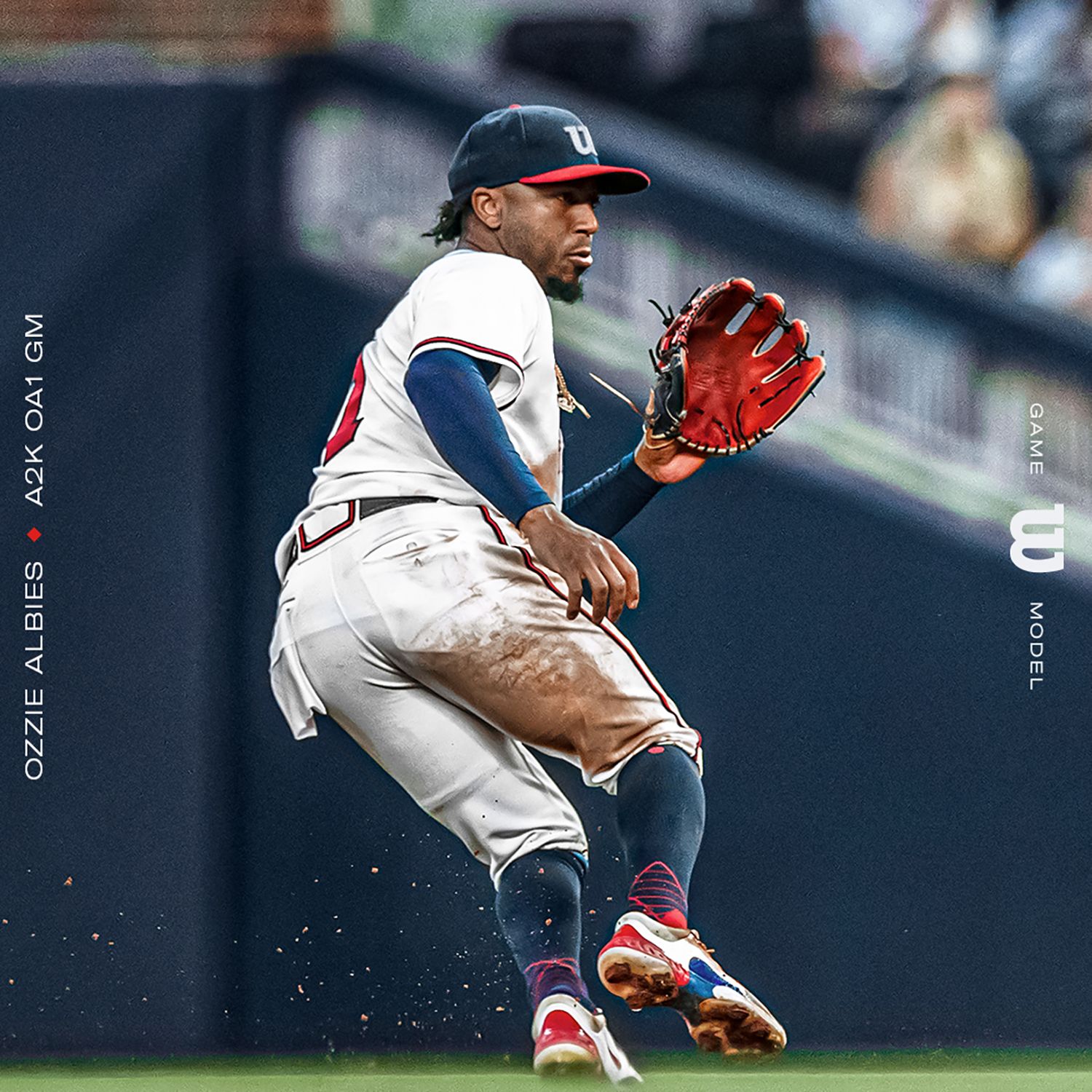 Wilson 11.5" OA1 A2K SuperSkin Series Ozzie Albies Game Model Glove product image