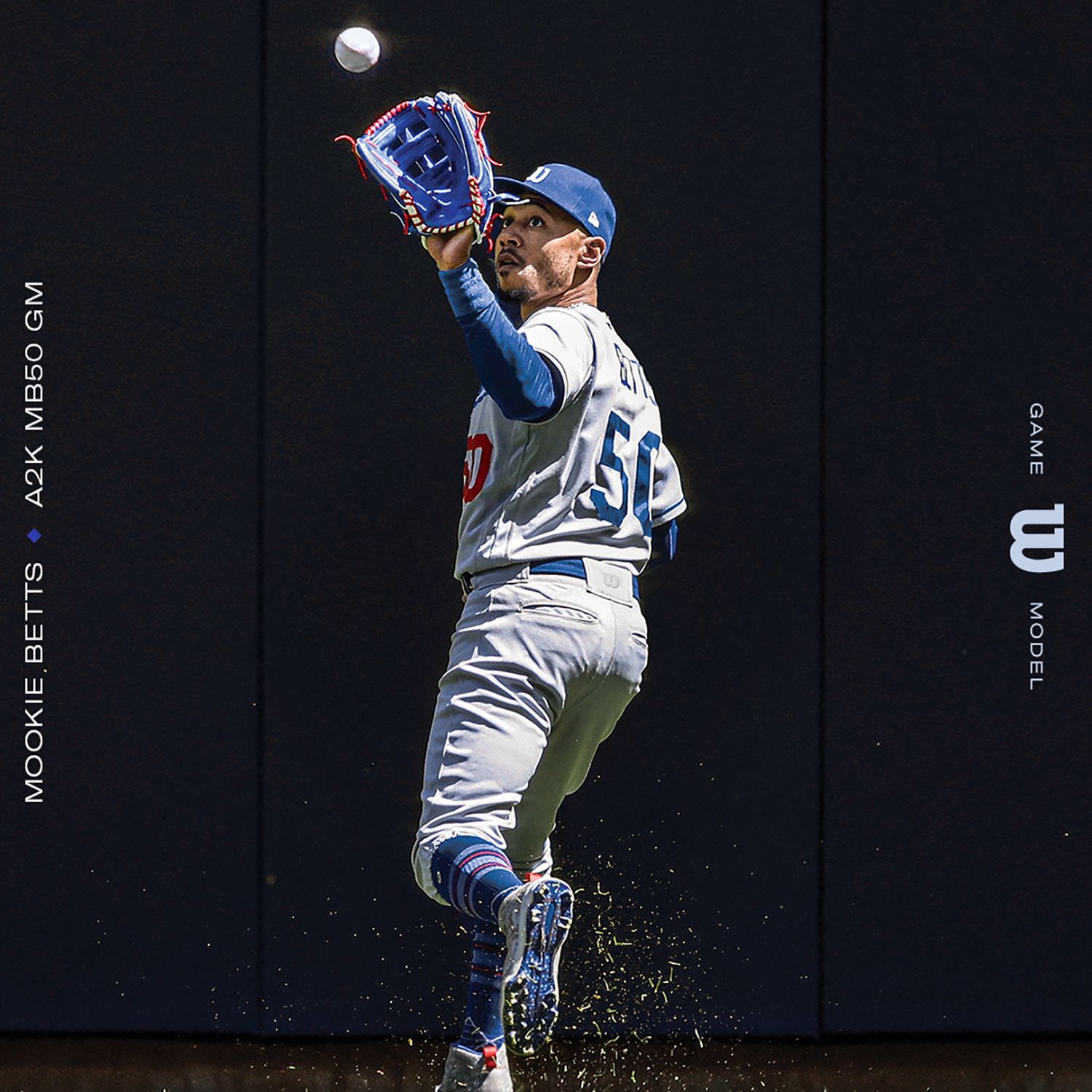 Wilson 12.5" 1799 MB50 A2K SuperSkin Series Mookie Betts Game Model Glove product image