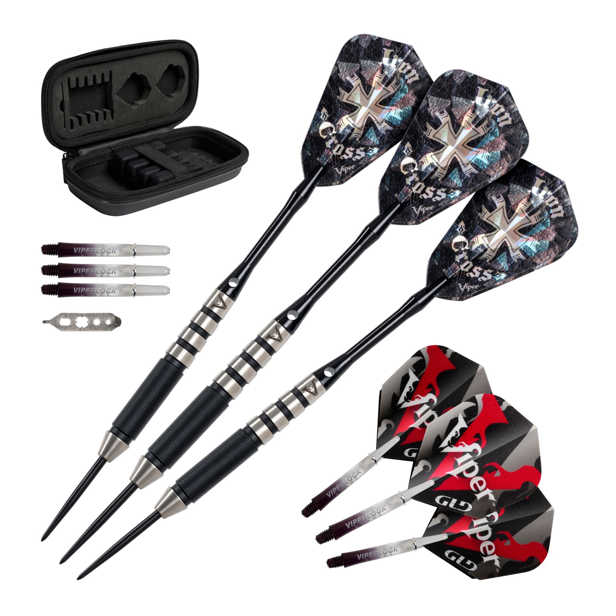Viper Desperado Tungsten 24g Iron Cross Steel Tip Darts product image