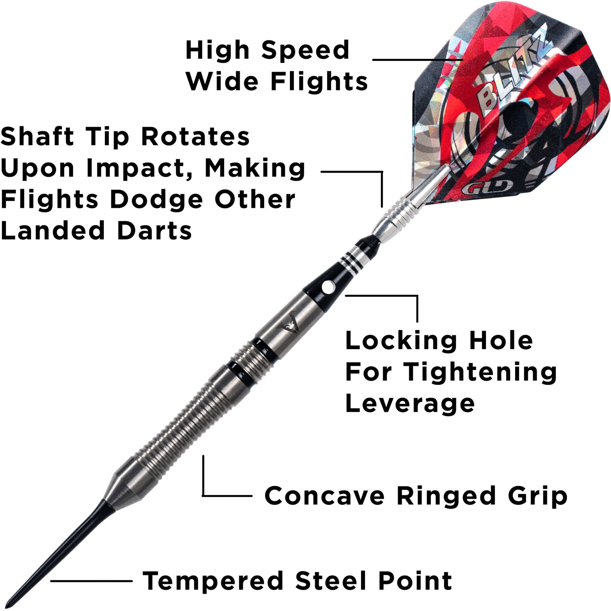 Viper Blitz Tungsten Steel Tip Darts product image