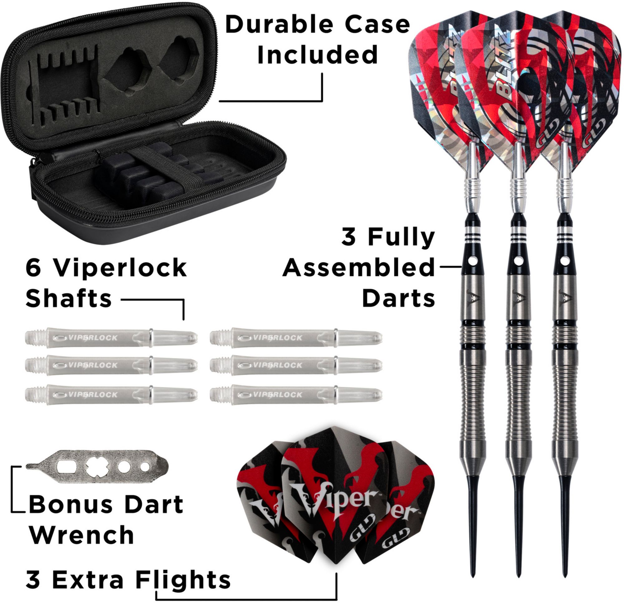 Viper Blitz Tungsten Steel Tip Darts product image