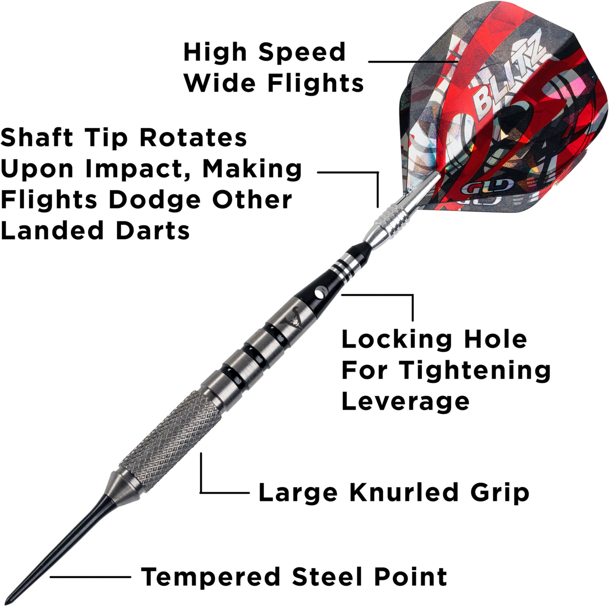 Viper Blitz Tungsten Steel Tip Darts product image