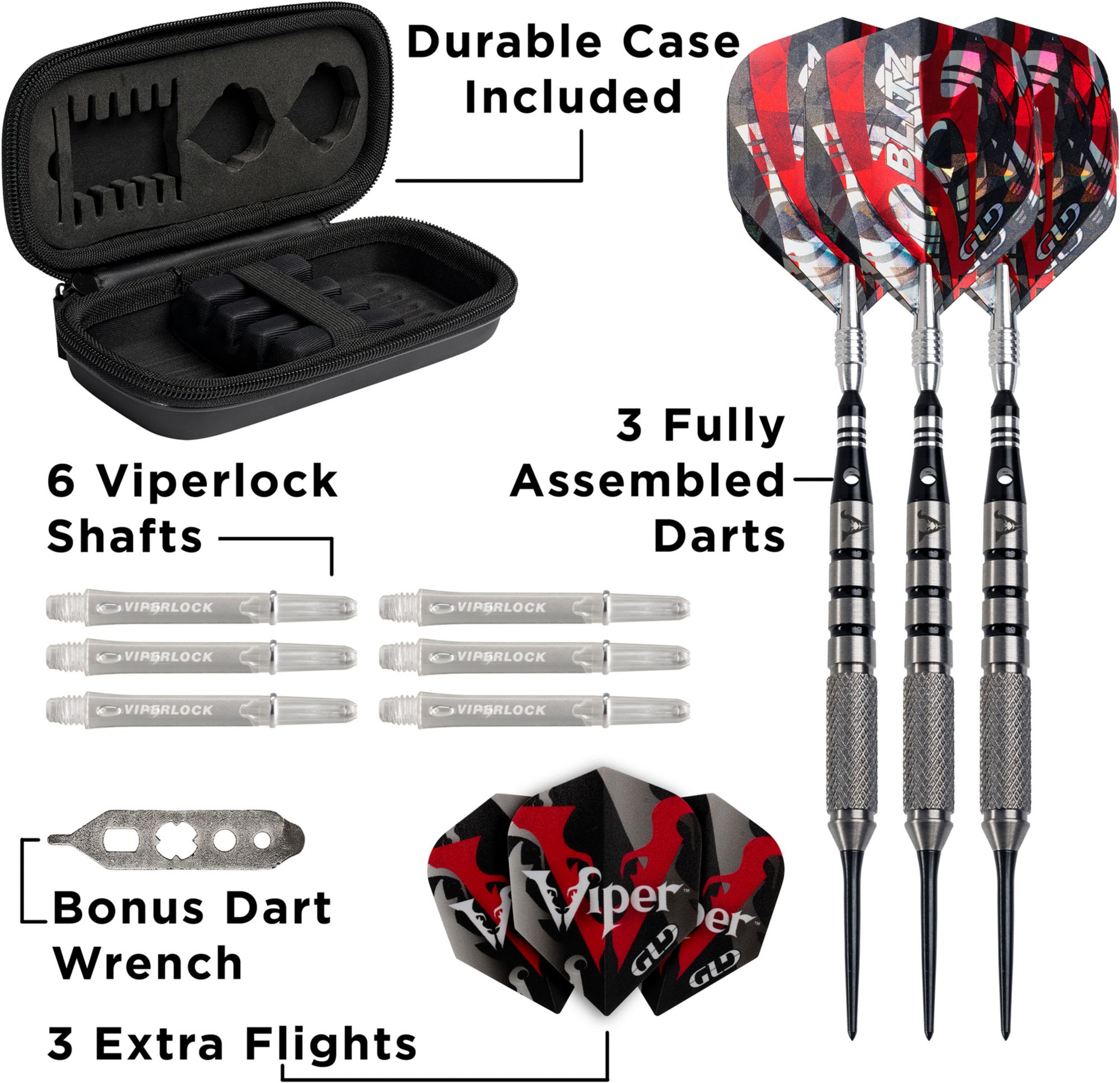 Viper Blitz Tungsten Steel Tip Darts product image