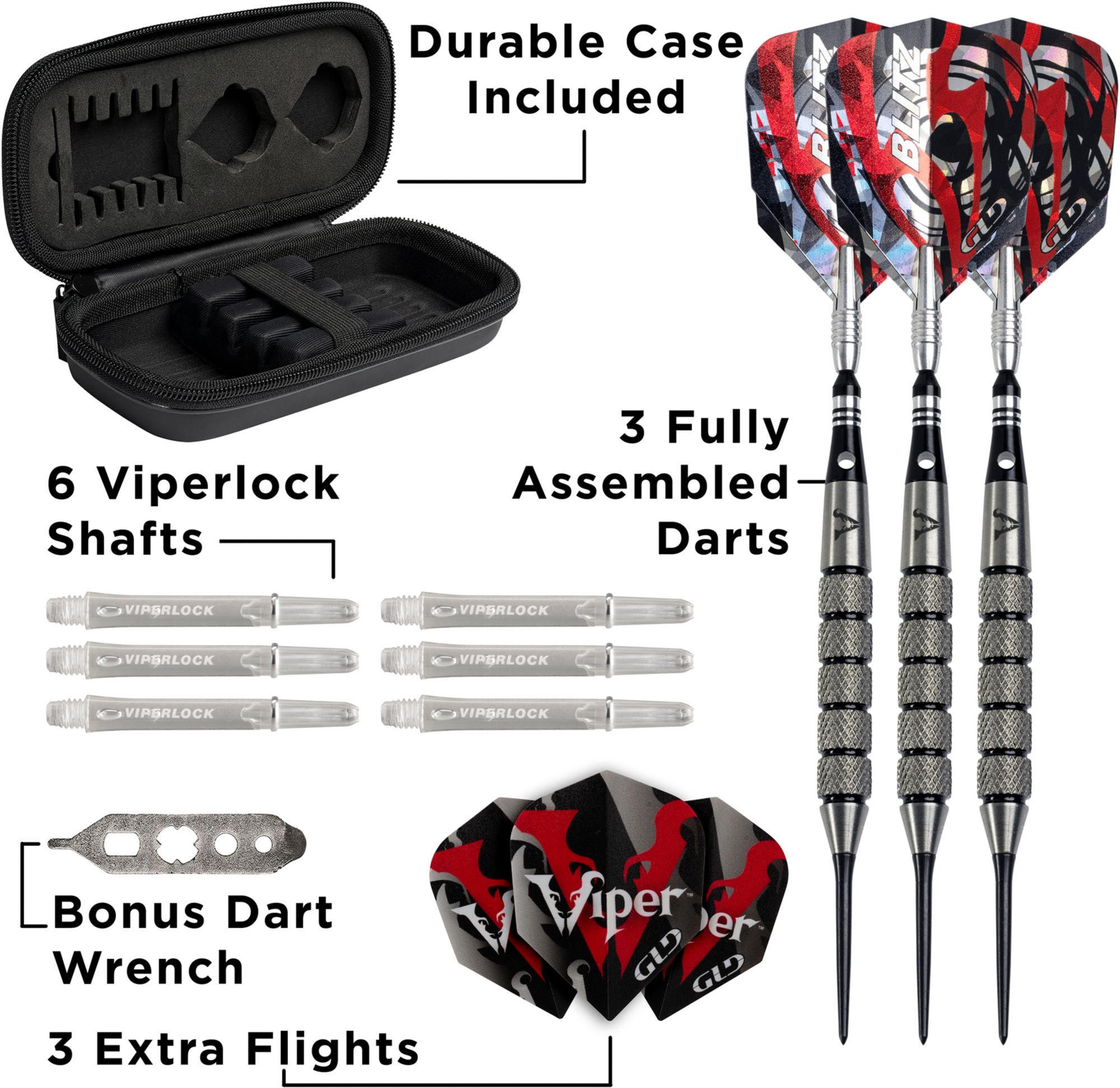 Viper Blitz Tungsten Steel Tip Darts product image