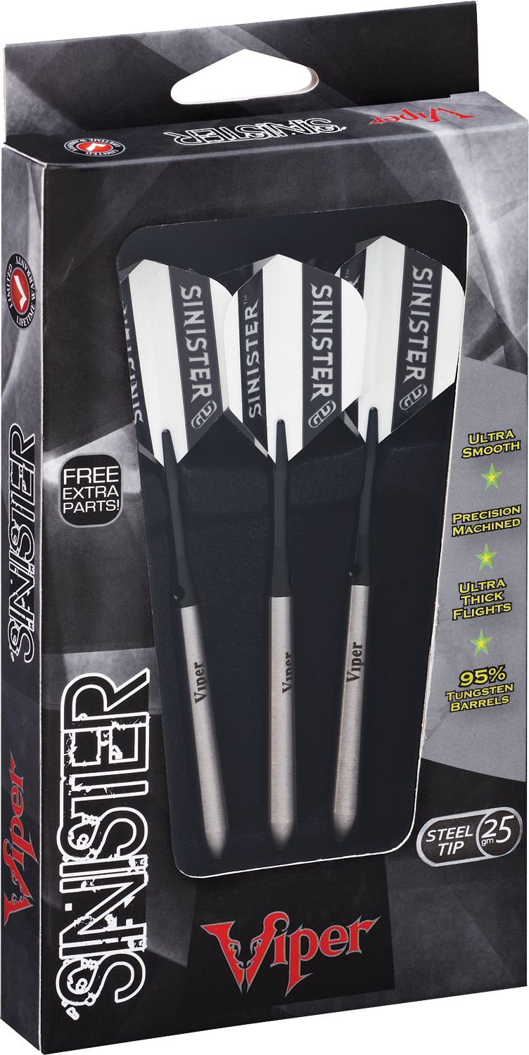 Viper Sinister Tungsten 25g Steel Tip Darts product image