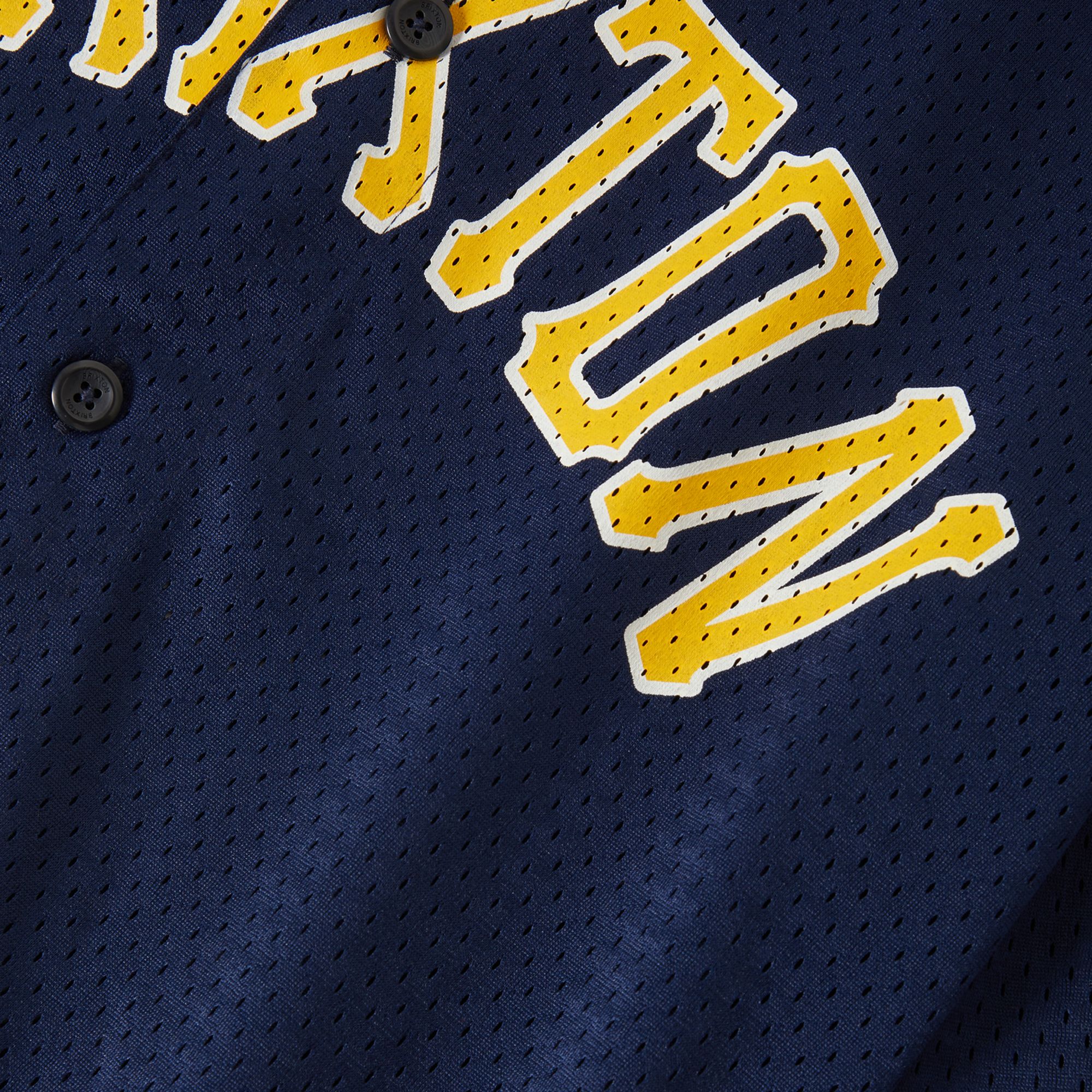 BRIXTON Men's The Brixton Mesh Short Sleeve Baseball Jersey product image