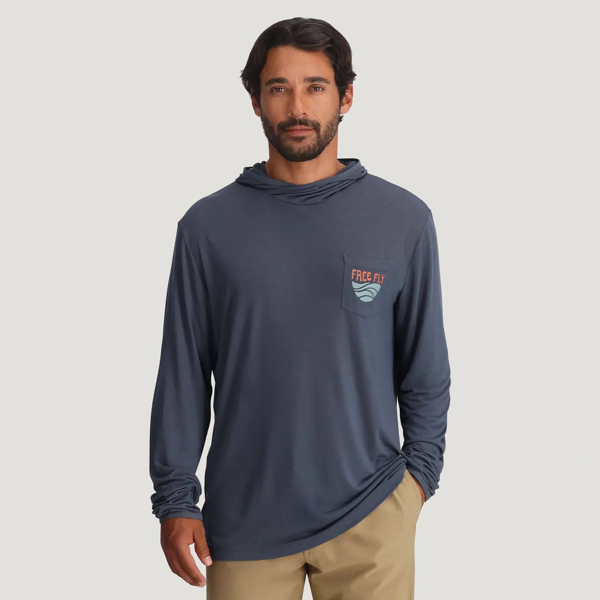 Free Fly Men's Bamboo Lightweight Graphic Hoodie product image