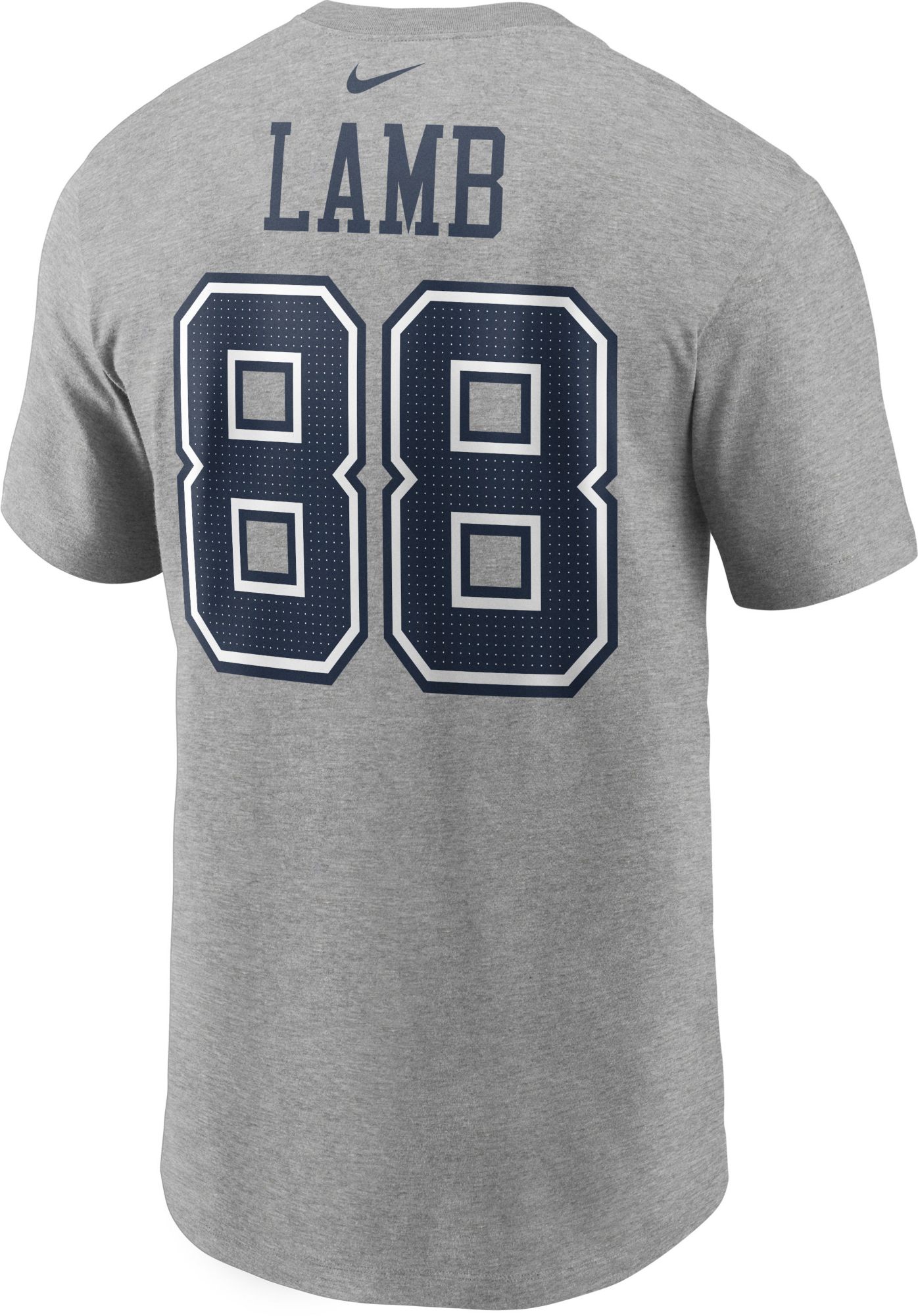 Nike Men's Dallas Cowboys CeeDee Lamb #88 Grey T-Shirt product image