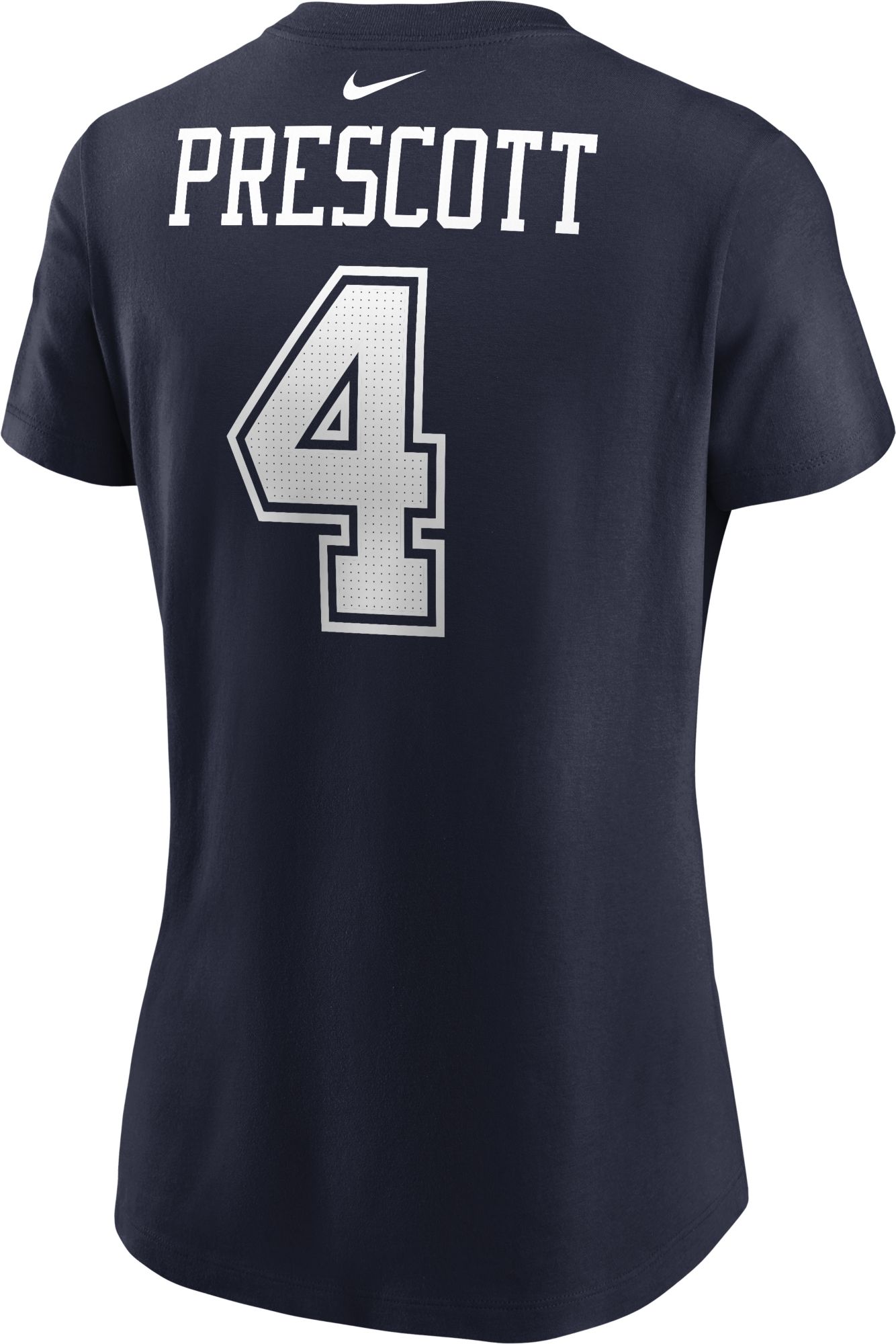 Nike Women's Dallas Cowboys Dak Prescott #4 Navy T-Shirt product image