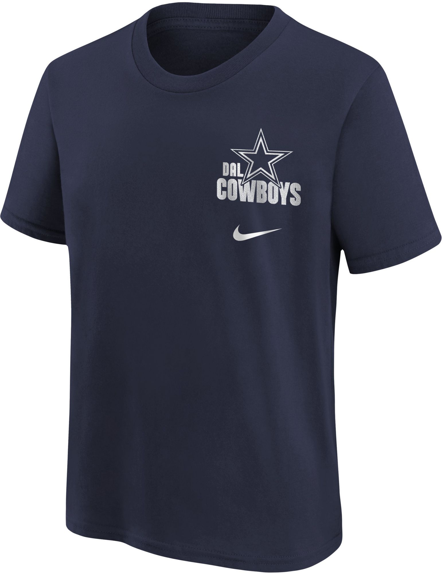 Nike Youth Dallas Cowboys Slogan Navy T-Shirt