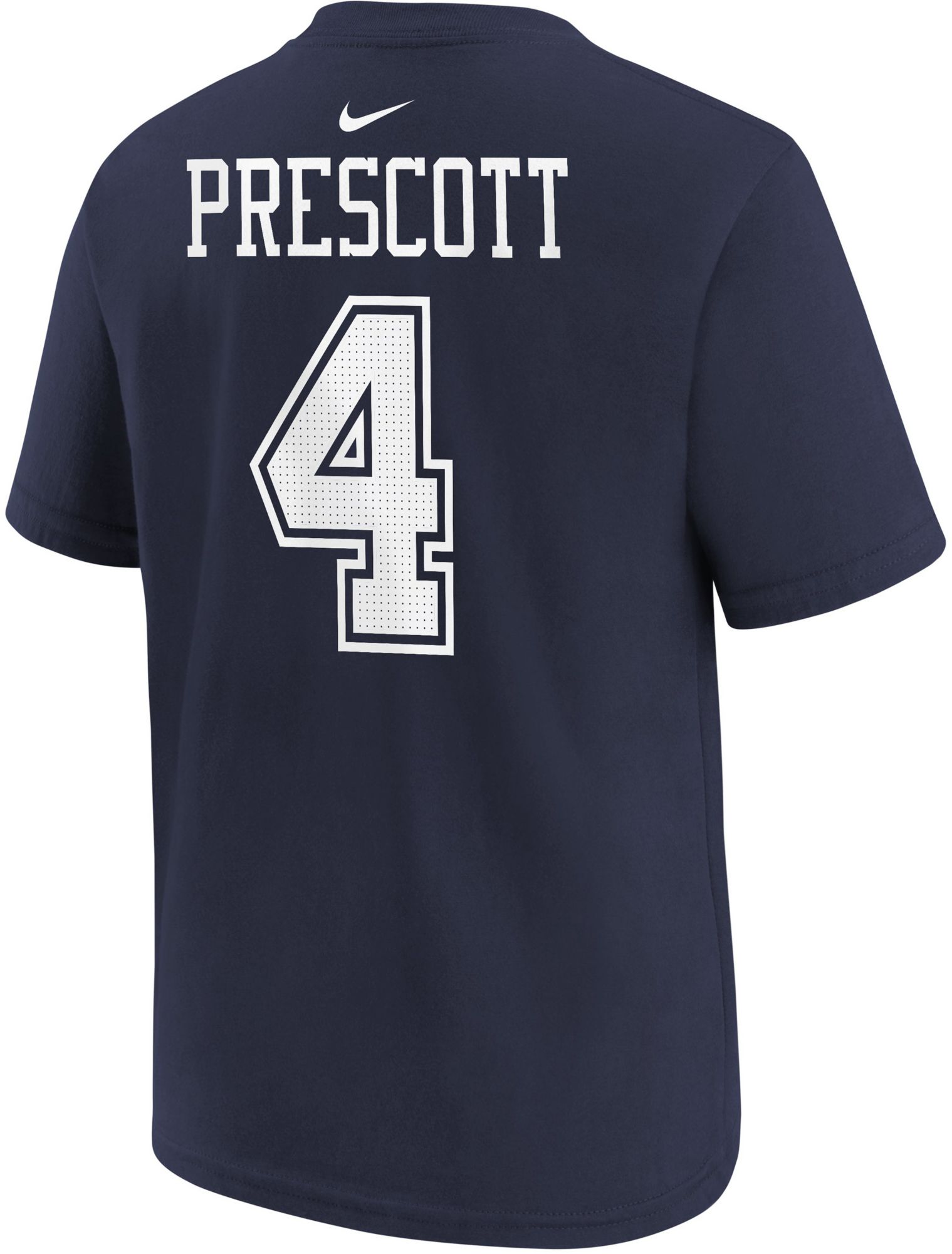 Nike Youth Dallas Cowboys Dak Prescott #4 Navy T-Shirt product image