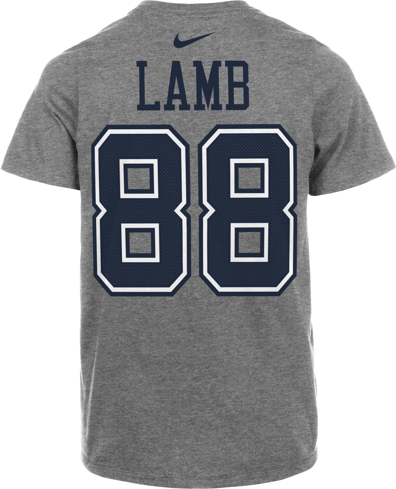 Nike Youth Dallas Cowboys CeeDee Lamb #88 Grey T-Shirt product image