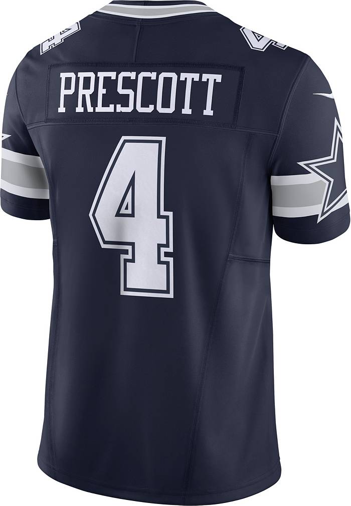 Dallas Cowboys #4 Dak Prescott Nike Atmosphere Men's Jersey XL