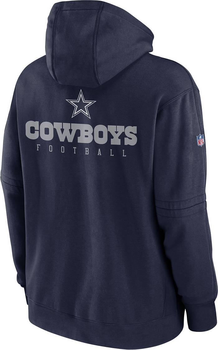 Nike Men's Dallas Cowboys Club Fleece Navy Pullover Hoodie