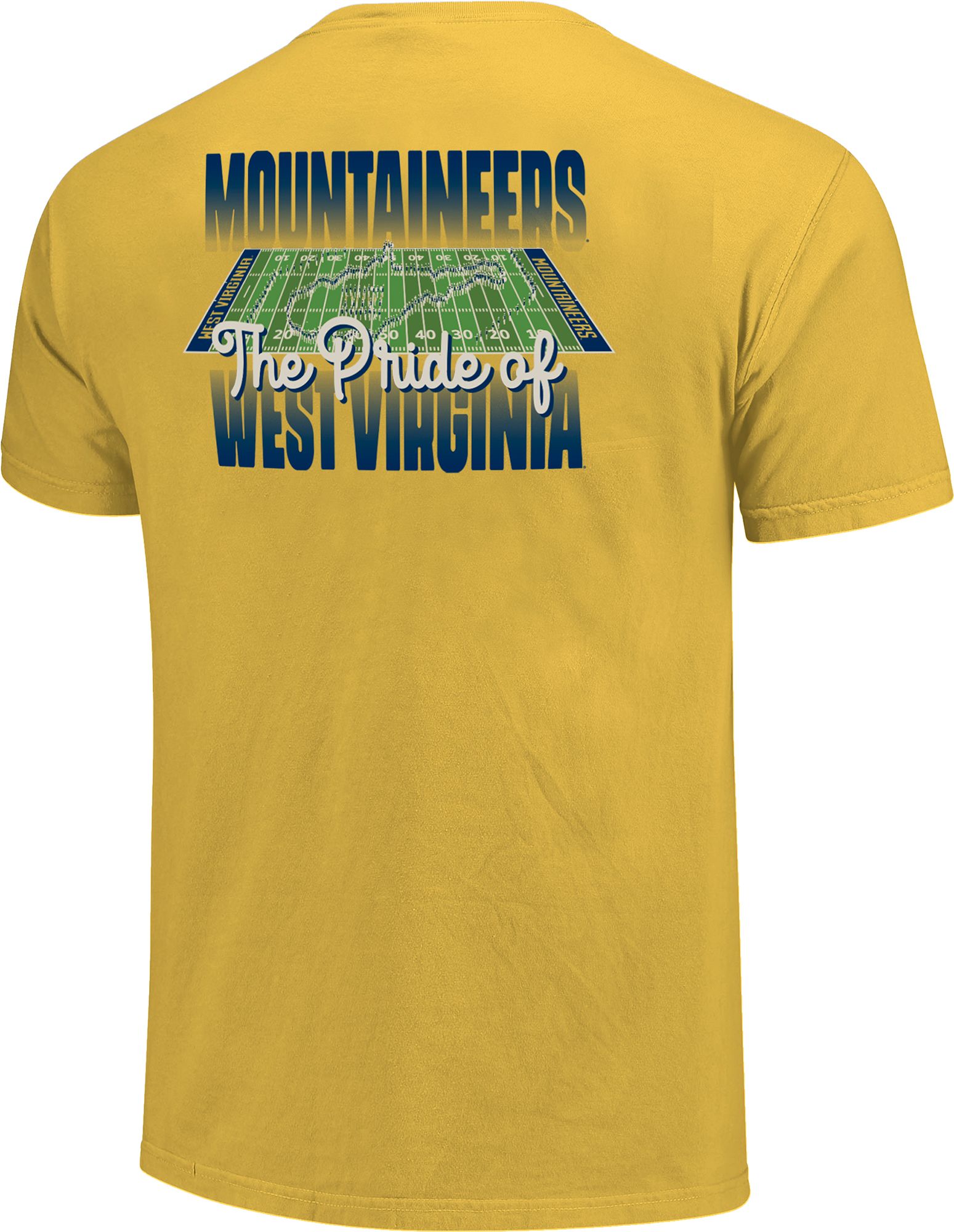Image One Men's West Virginia Mountaineers Gold Pride of West Virginia T-Shirt product image