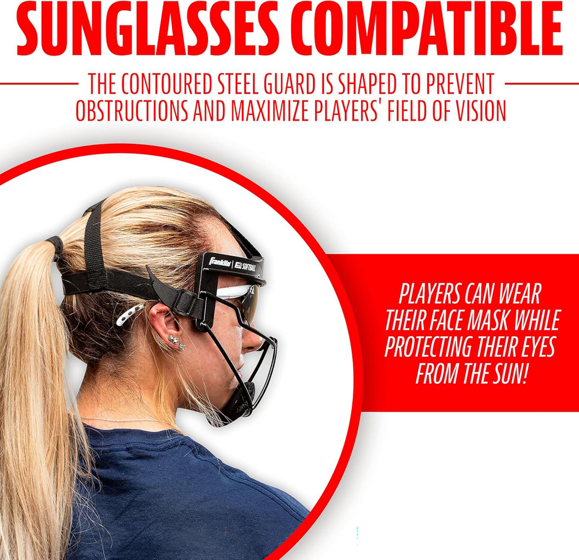 Franklin Girls' Softball Fielders Face Shield product image