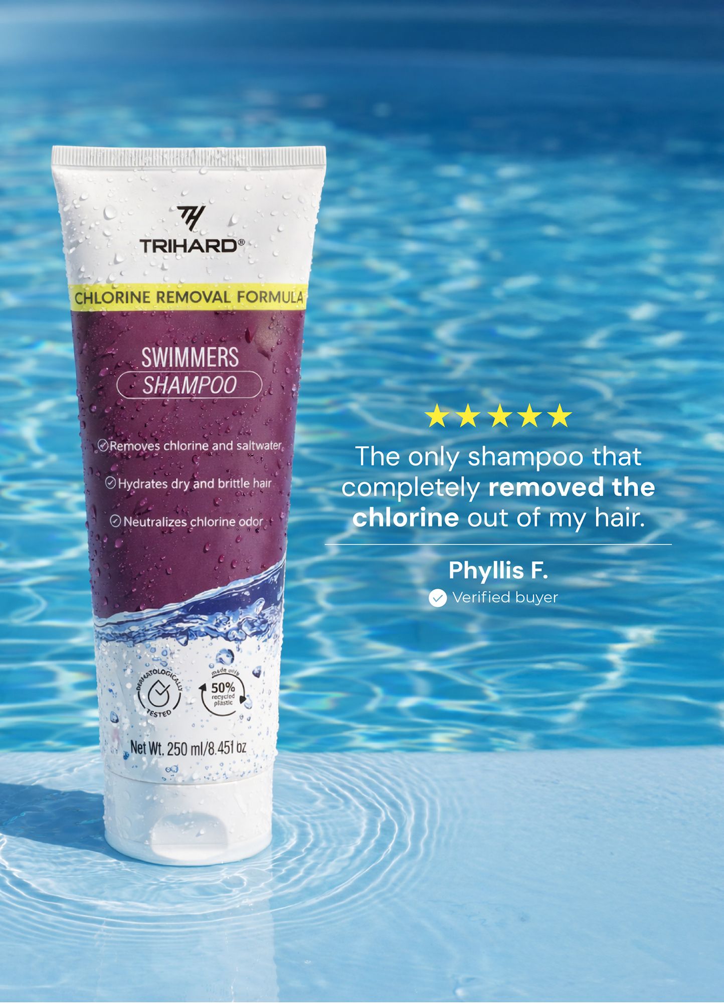 TRIHARD Swimmers' Shampoo Extra Boost product image