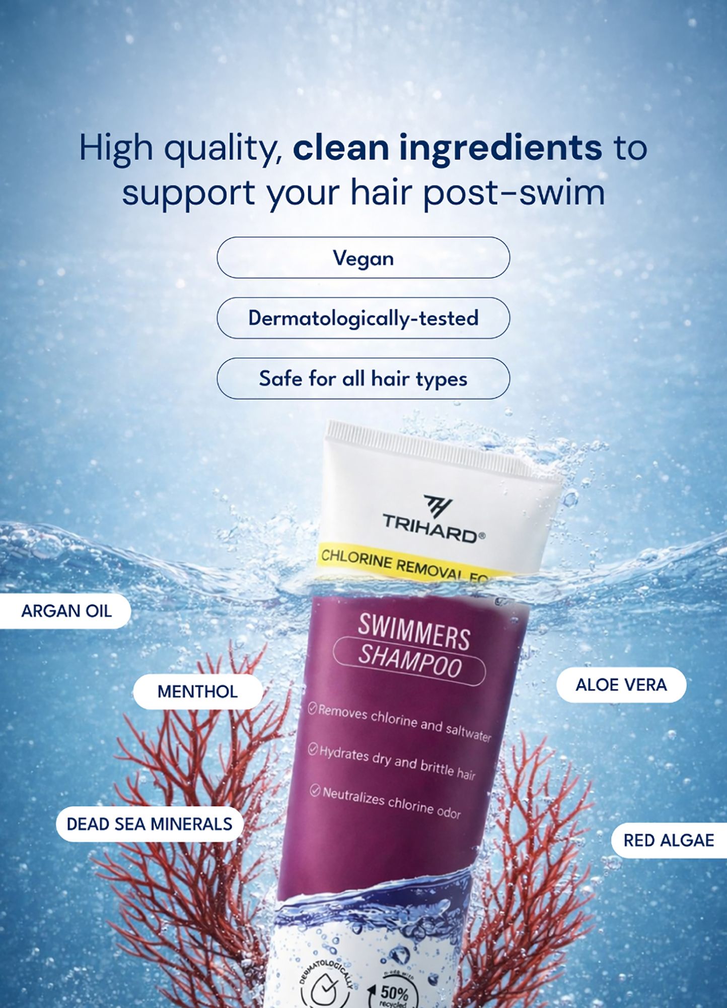 TRIHARD Swimmers' Shampoo Extra Boost product image