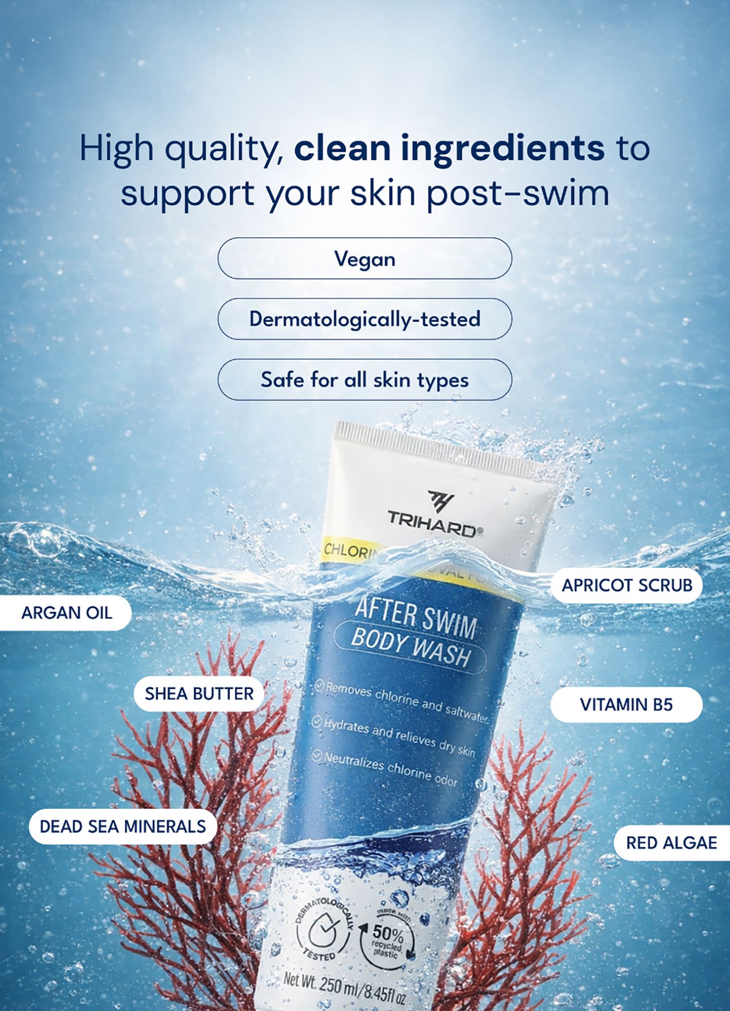 TRIHARD After-Swim Body Wash Extra Boost product image