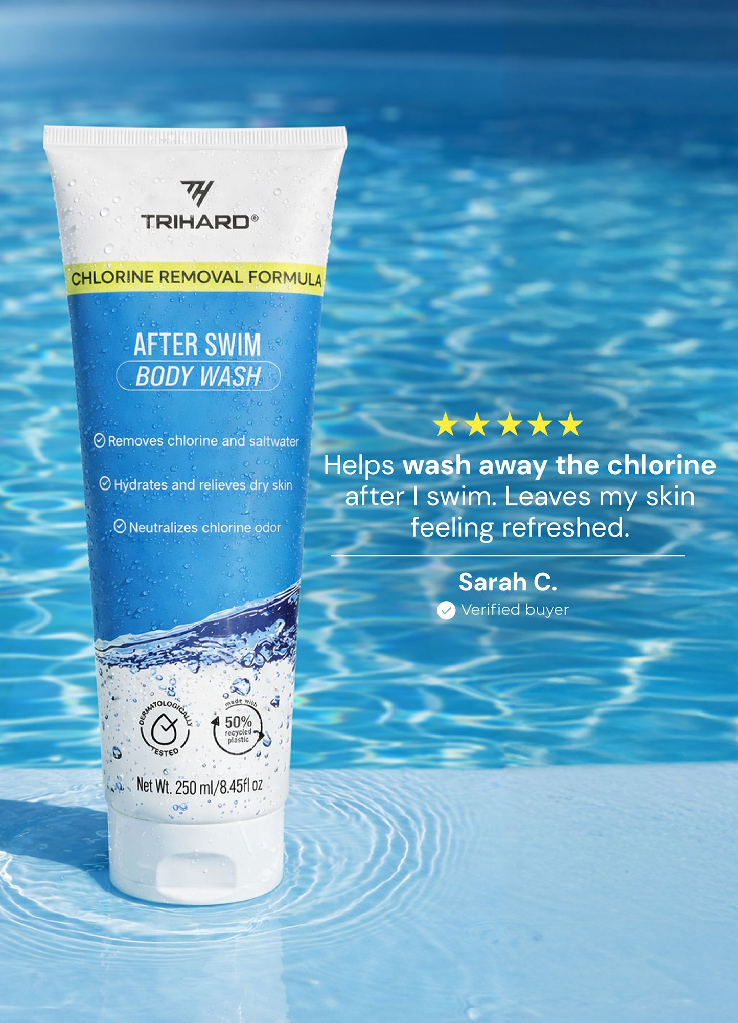 TRIHARD After-Swim Body Wash Extra Boost product image