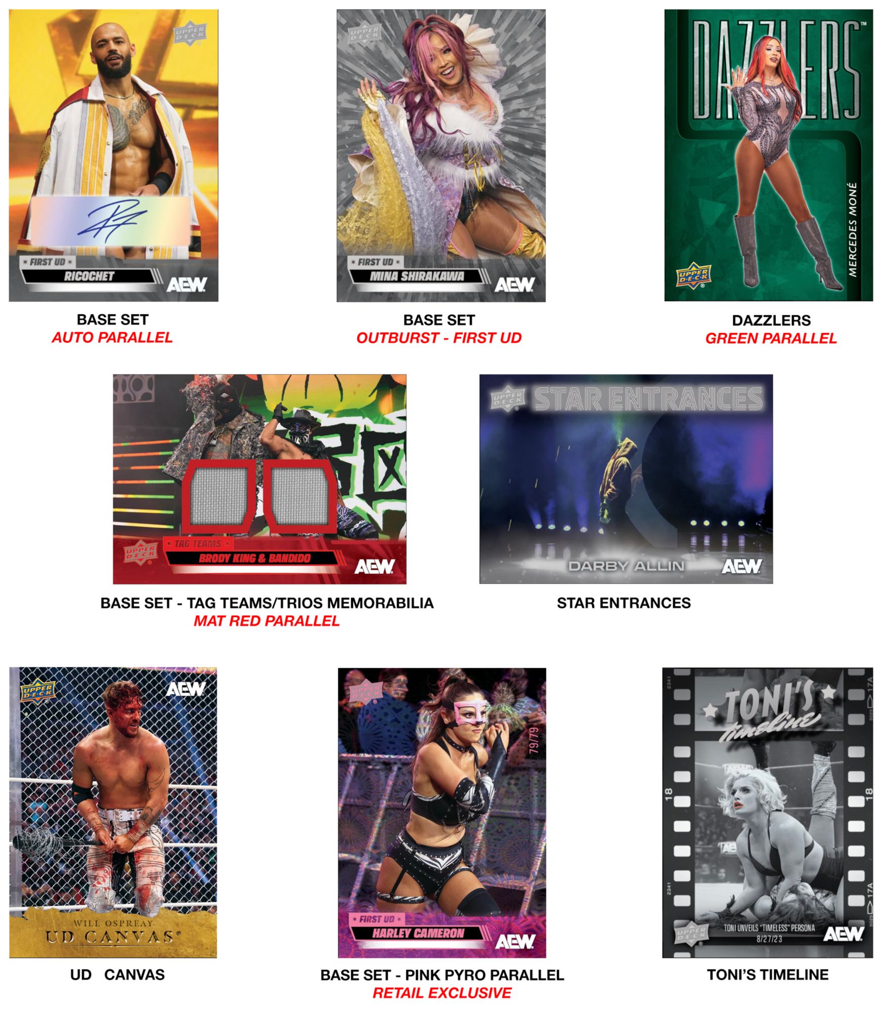 Upper Deck 2026 AEW Blaster Box product image