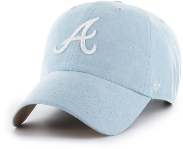 47 Brand / Women's Atlanta Braves Blue Mist Clean Up Adjustable Hat