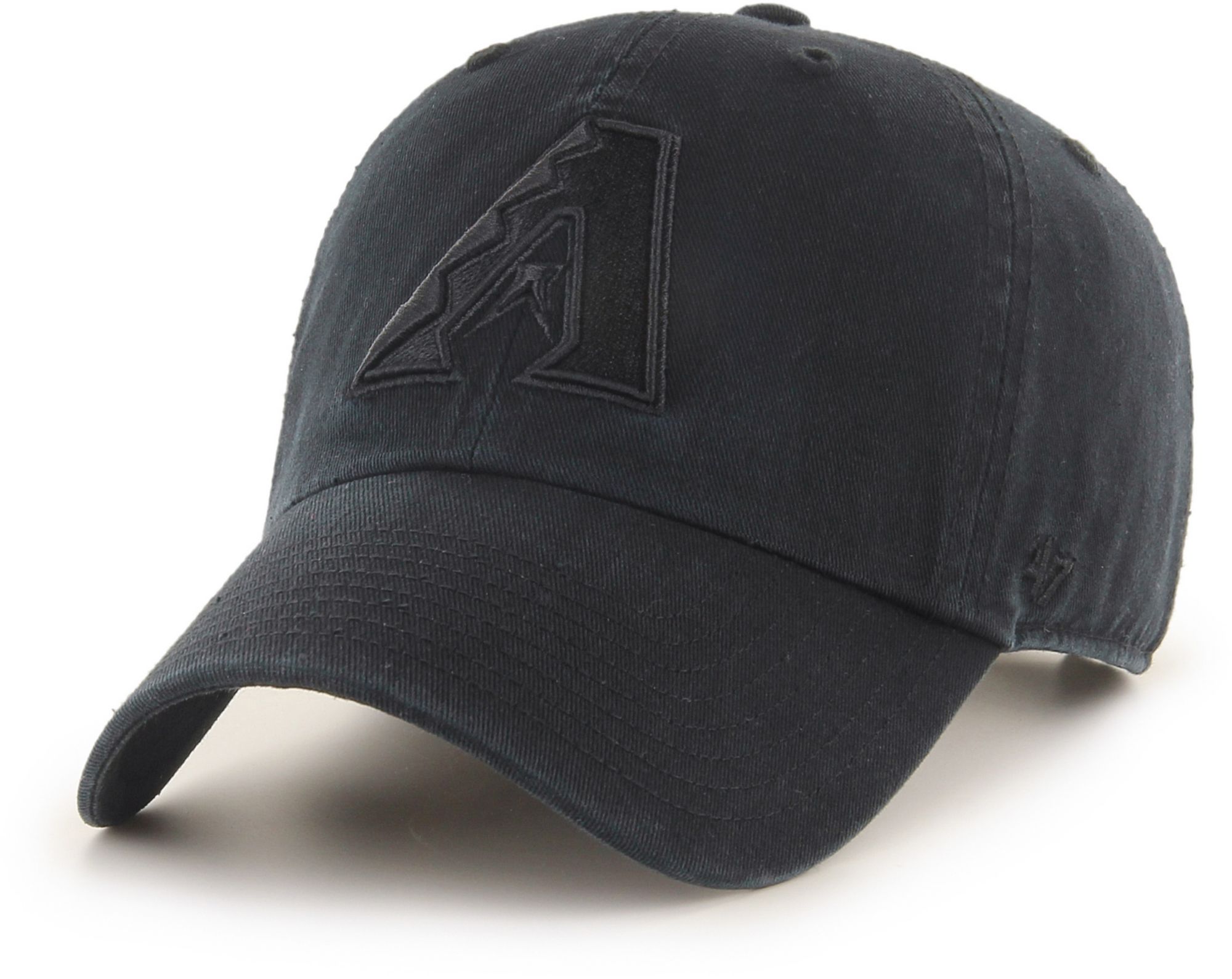 '47 Adult Arizona Diamondbacks Black Clean Up Adjustable Hat