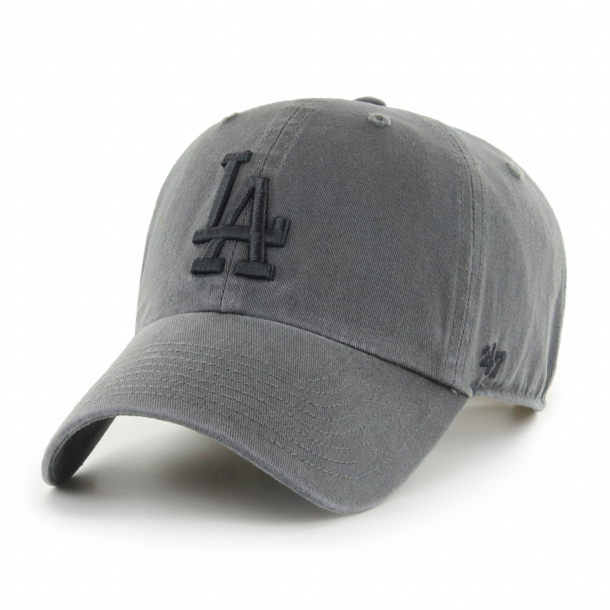 '47 Adult Los Angeles Dodgers Charcoal Clean Up Adjustable Hat product image