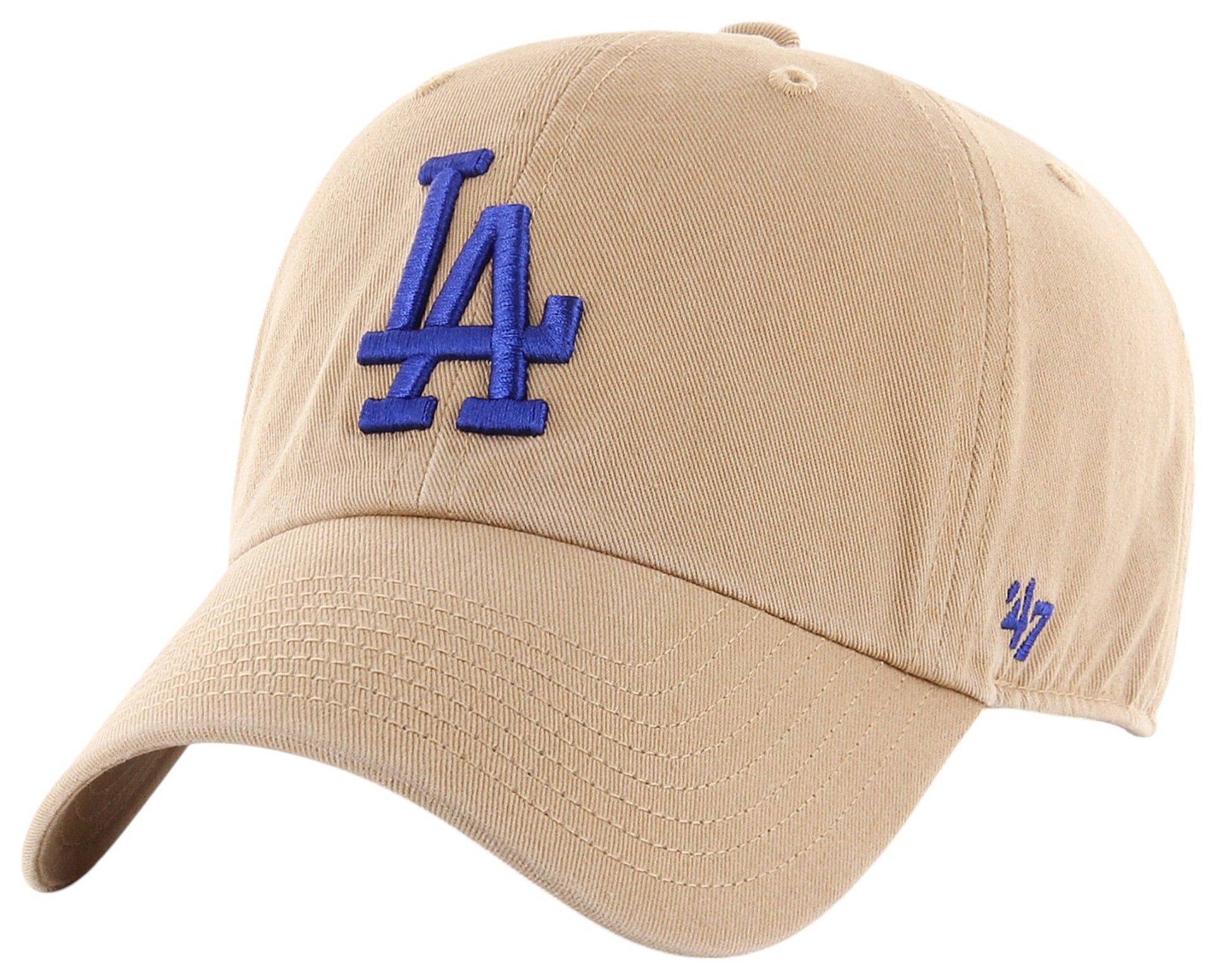 '47 Adult Los Angeles Dodgers Khaki Clean Up Adjustable Hat product image
