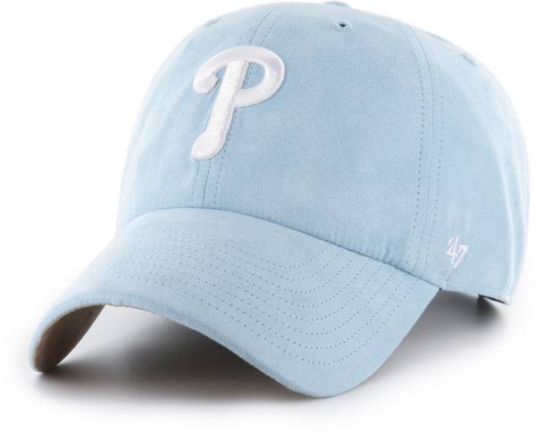 '47 Adult Philadelphia Phillies Blue Batting Practice Suede Clean Up Adjustable Hat product image