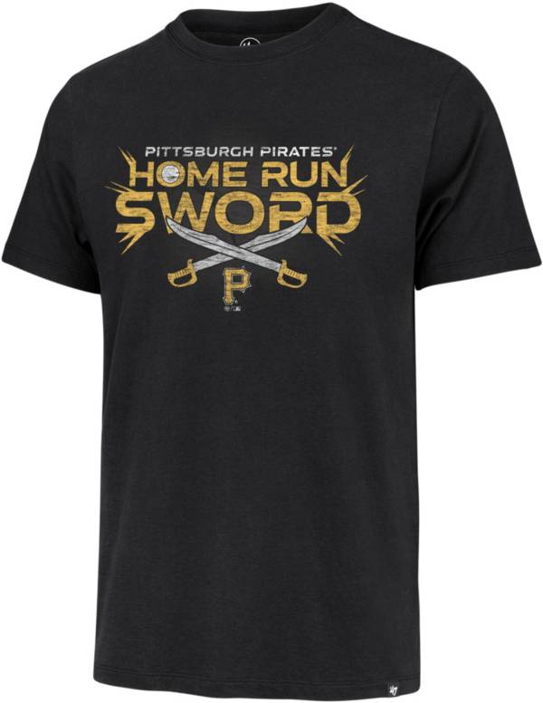 '47 Men's Pittsburgh Pirates Black Homerun Celebration T-Shirt product image