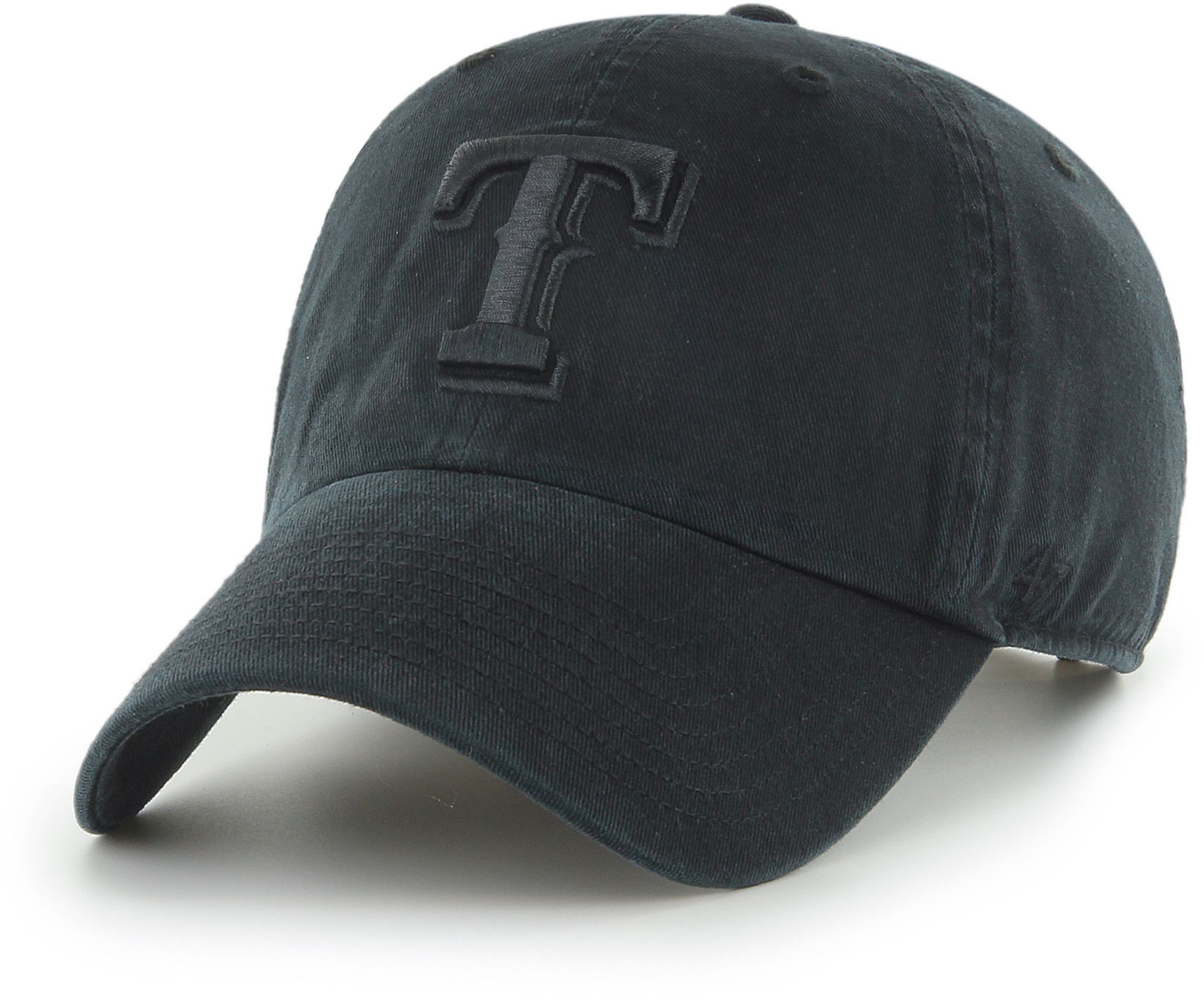 '47 Adult Texas Rangers Black Clean Up Adjustable Hat product image