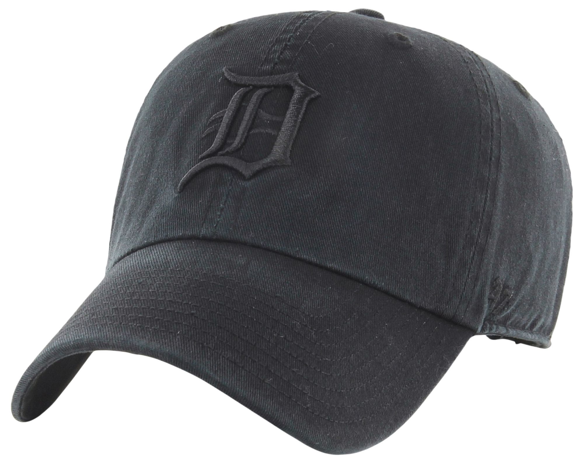 '47 Adult Detroit Tigers Black Clean Up Adjustable Hat product image