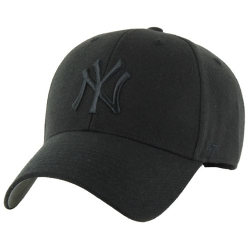 47 Adult New York Yankees Black Clean Up Adjustable Hat | Dick's