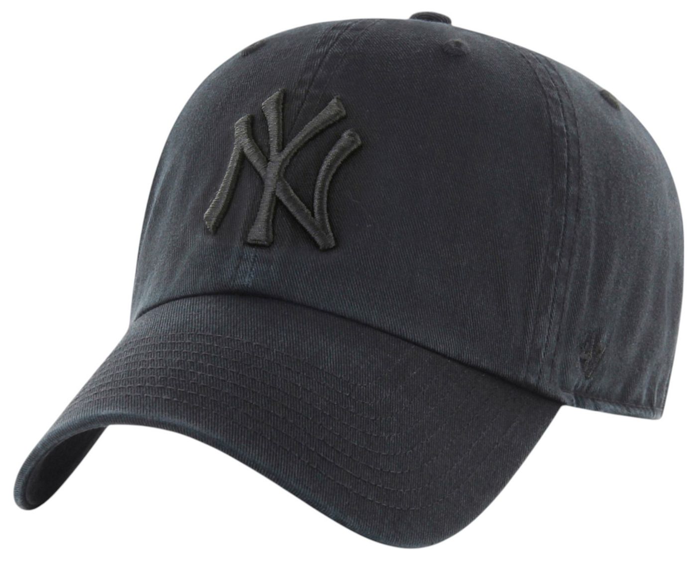 '47 New York Yankees Black Clean Up Adjustable Hat 